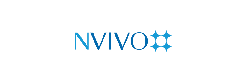 Logo on blue background